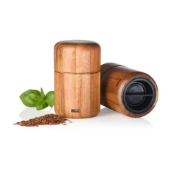 Adhoc Messer & Co. Entdecken|Kräuter & Gewürze|Leinsamenmühle Akazie 10,4cm