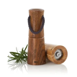 Adhoc Messer & Co. Entdecken|Kräuter & Gewürze|Pfeffer- oder Salzmühle 17 cm Yaso Eiche dunkel