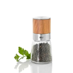 Adhoc Messer & Co. Entdecken|Kräuter & Gewürze|Pfeffer- oder Salzmühle 13,5 cm Akasia