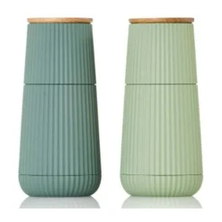 Pfeffer- und Salzmühle 2-tlg. Scape dark green/light green<Adhoc Hot