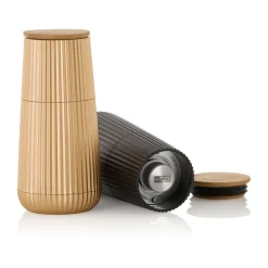 Adhoc Weihnachten|Kräuter & Gewürze|Pfeffer- und Salzmühlen-Set 2-tlg. Scape black & gold