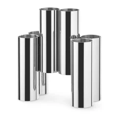 Alessi Besteckaufbewahrung|Besteckbehälter 13x15 cm Canale edelstahl