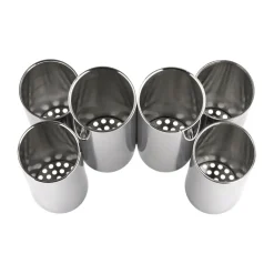 Alessi Neuheiten|Besteckbehälter 13x15 cm Canale edelstahl