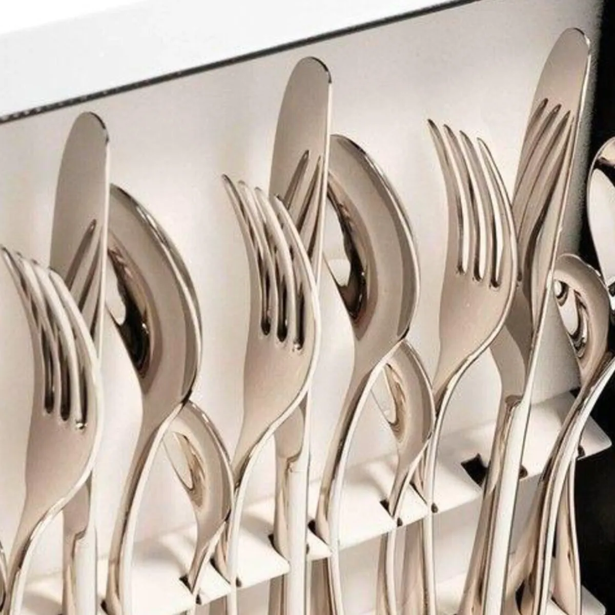 Alessi Besteck Set 6 Personen|Italienische Genüsse|Besteckgarnitur 30-tlg. Nuovo Milano