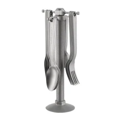 Alessi Besteck Set 4 Personen|Besteck-Set 17-tlg. Conversational Objects edelstahl