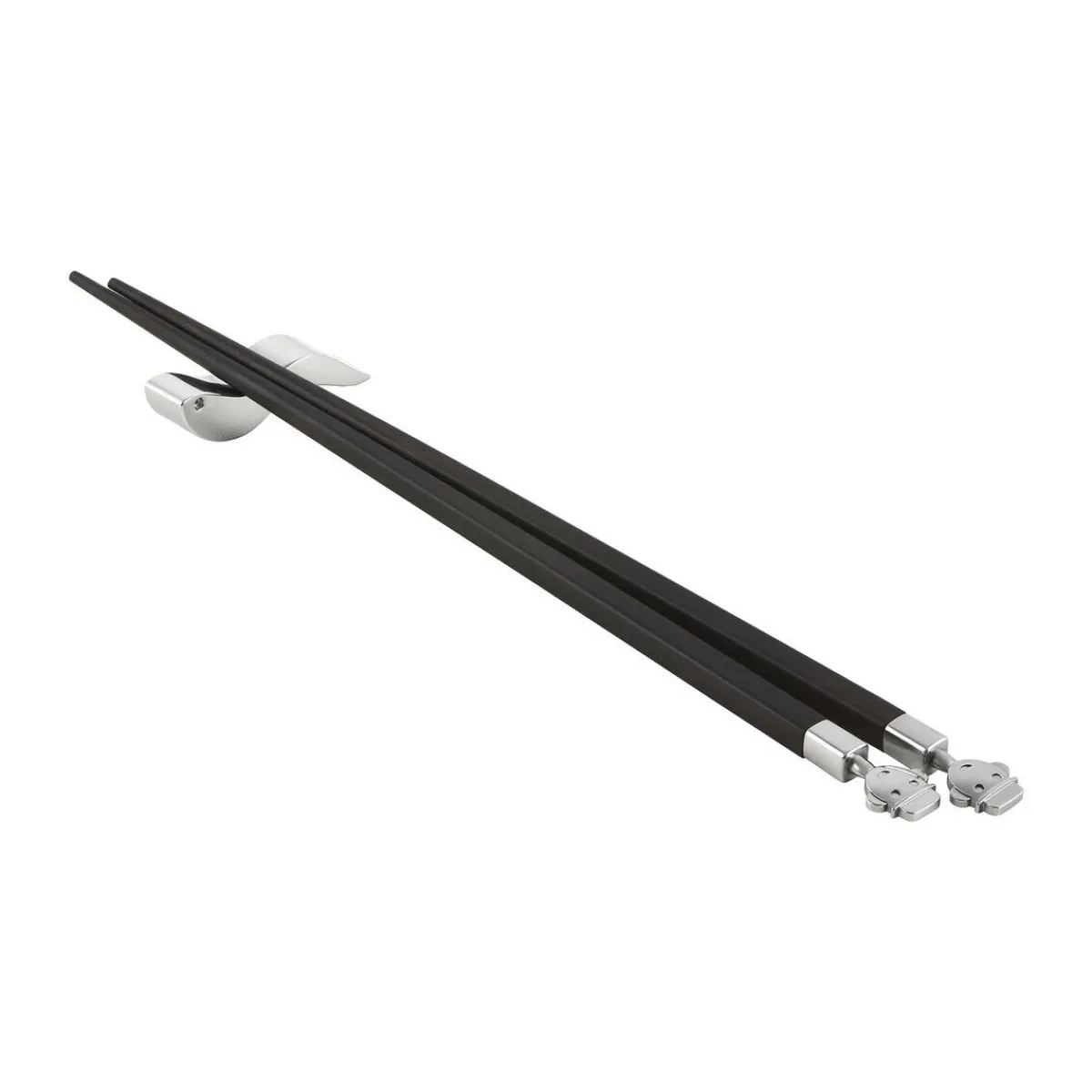 Alessi Kochwelt Entdecken|Thailändische Küche|Essstäbchen Alessandro Stick 3-tlg. Ebenholz