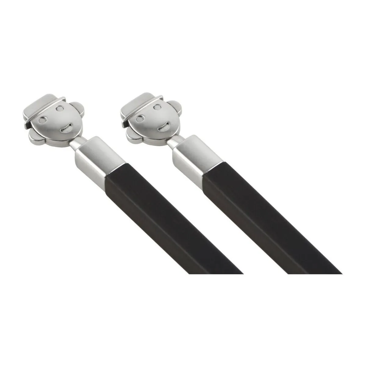 Alessi Kochwelt Entdecken|Thailändische Küche|Essstäbchen Alessandro Stick 3-tlg. Ebenholz