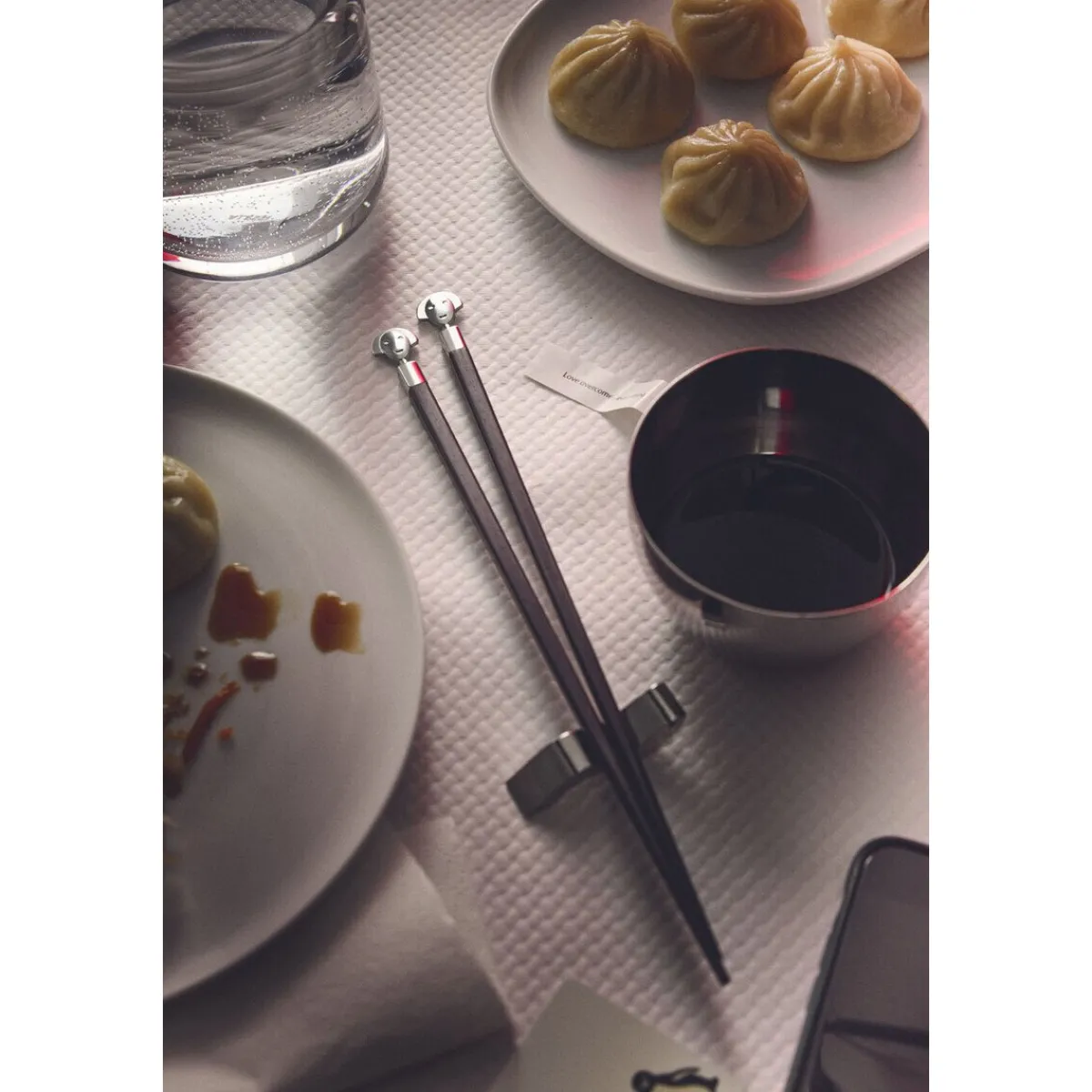 Alessi Kochwelt Entdecken|Thailändische Küche|Essstäbchen Anna Stick 3-tlg. Ebenholz