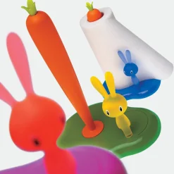 Küchenrollenhalter grün H. 29,4 cm Bunny & Carrot<Alessi Hot
