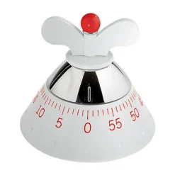 Alessi Messer & Co. Entdecken|Kitchen Timer weiss