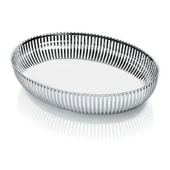 Alessi Schalen|Korbschale oval 26 cm Edelstahl