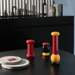 Alessi Messer & Co. Entdecken|Kräuter & Gewürze|Salz-/Pfeffer- und Gewürzmühle MP0210 23 cm Buche