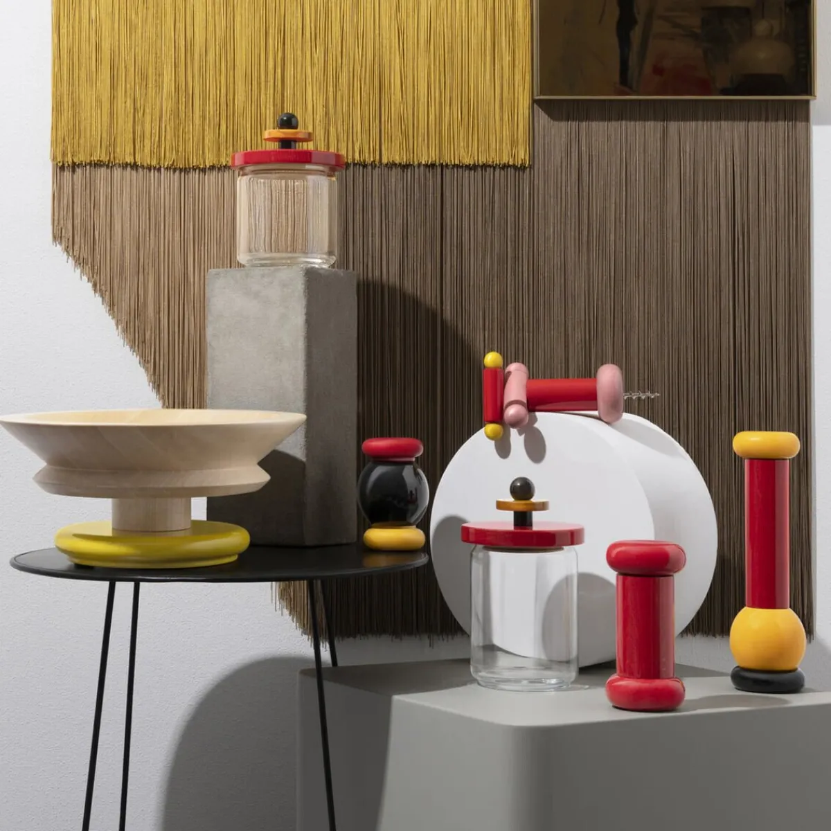 Alessi Bestseller|Italienische Genüsse|Salz-/Pfeffer- und Gewürzmühle MP0210 23 cm Buche