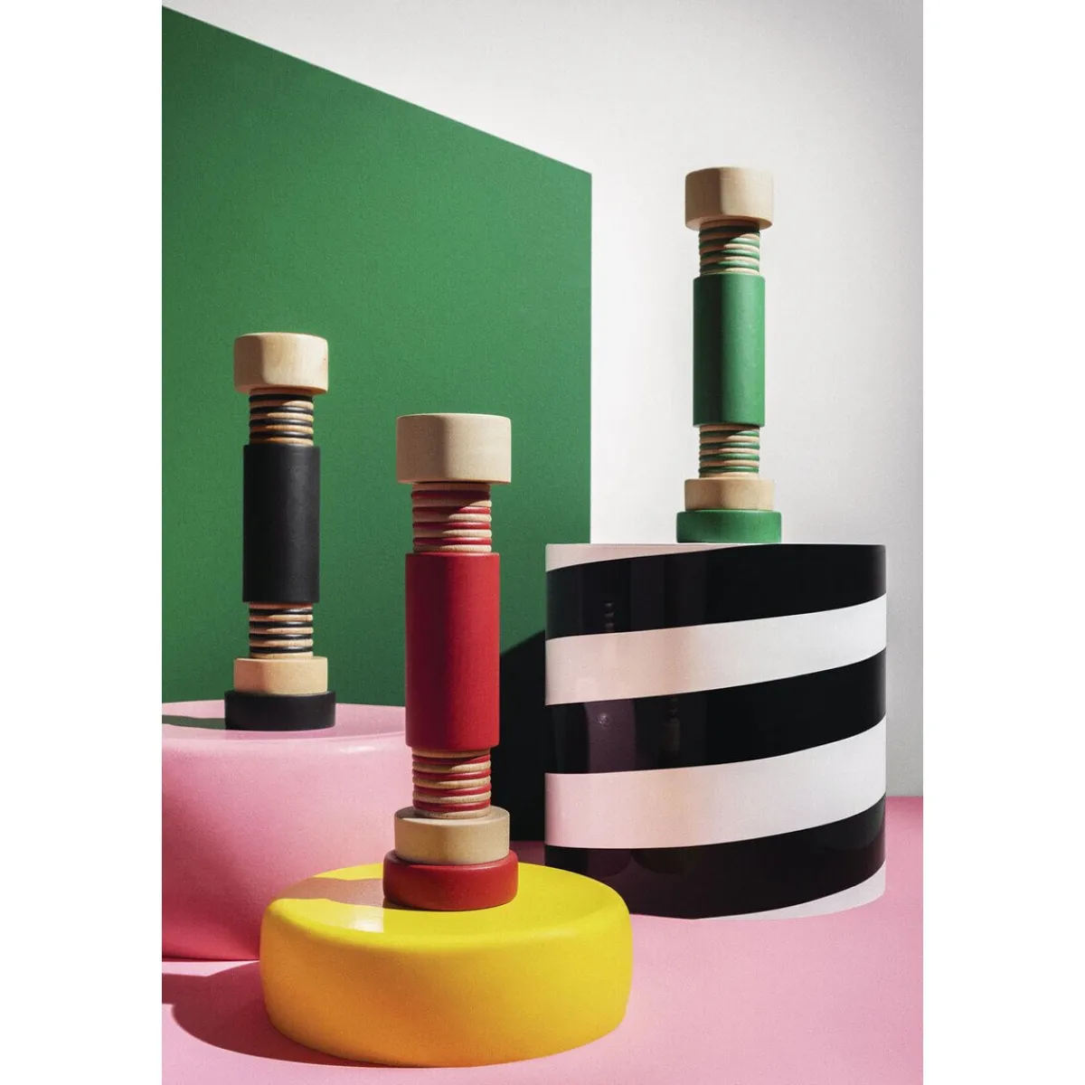 Alessi Messer & Co. Entdecken|Kräuter & Gewürze|Salz-/Pfeffer- und Gewürzmühle 25 cm natural black