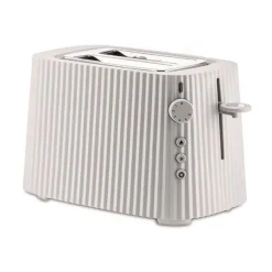 Alessi Kochwelt Entdecken|Toaster|Toaster 850 W Plissé weiss