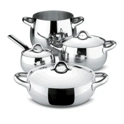 Alessi Italienische Genüsse|Topf-Set 7-tlg. Mami edelstahl