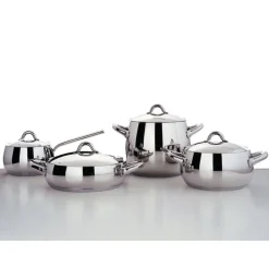 Alessi Italienische Genüsse|Topf-Set 7-tlg. Mami edelstahl