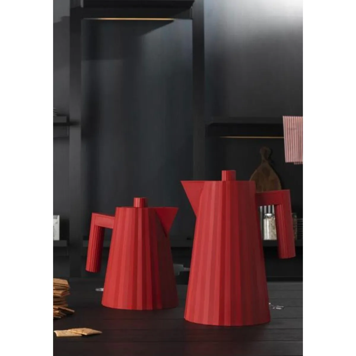 Wasserkocher 1,7 l 2400 W Plissé rot<Alessi Sale