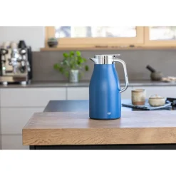 Alfi Thermoskannen|Isolierkanne 1,0 l Skyline Deep Water Mat