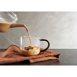 ASA Becher|Henkelbecher 0,4 l Coppa Glass Schwarz