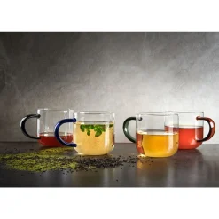 ASA Becher|Henkelbecher 0,4 l Coppa Glass Schwarz