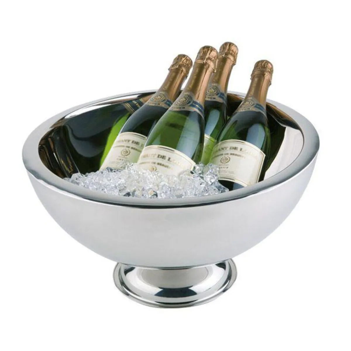 Assheuer & Pott Weihnachten|Silvesterparty|Champagnerkühler doppelwandig Edelstahl Ø 44cm