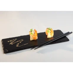 Naturschieferplatte 30x12 cm schwarz<Assheuer & Pott Discount