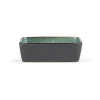 Auflaufform 19x14 cm schwarz/grün<Bitz Discount