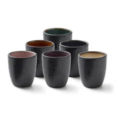 Espressobecher 6er-Set schwarz<Bitz Outlet