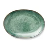 Bitz Sommertafel|Platte oval 36x25cm grün