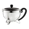 Bodum Teekannen|Teekannen|Teekanne mit transparentem Filter 1,0 l Chambord