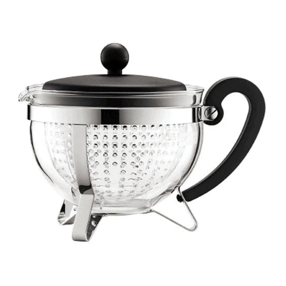 Bodum Teekannen|Teekannen|Teekanne mit transparentem Filter 1,0 l Chambord