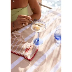 Byon Champagnergläser|Champagner-Schale 2er-Set Opacity blau