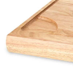 Back-/Arbeitsbrett 62x47x5 cm Gummibaum<Continenta Online