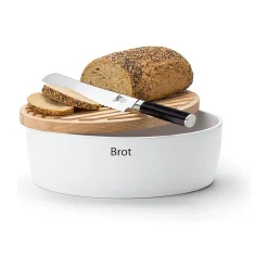 Brottopf 36x23x16 cm weiß<Continenta Sale