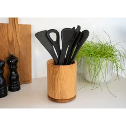 Continenta Messer & Co. Entdecken|Kochbesteck|Kochlöffel mit Loch 31,5 cm Duracore schwarz