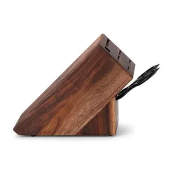 Continenta Messer & Co. Entdecken|Messerblöcke|Messerblock mit 6 Schlitzen Akazie geölt 22x9,5x2cm