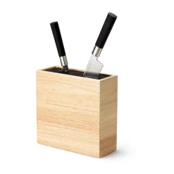 Continenta Messerblöcke|Messer & Co. Entdecken|Messerblock klein mit flex. Einsatz Gummibaum