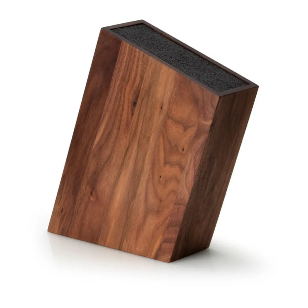Continenta Pilzküche|Messerblock m. flex. Einsatz Walnuss 28,5x8x19cm