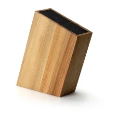 Messerblock m. flex. Einsatz Eiche 28,5x8x19cm<Continenta Online