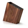 Messerblock m. flex. Einsatz/Behälter Walnuss 31x8x24,5cm<Continenta Outlet
