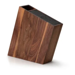 Messerblock m. flex. Einsatz/Behälter Walnuss 31x8x24,5cm<Continenta Outlet