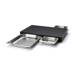 Continenta Meal Prep|Weihnachten|Multifunktionsbrett 49x33x5 cm Duracore schwarz