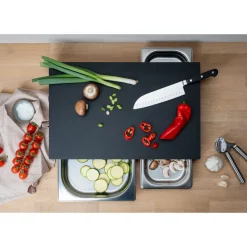 Continenta Meal Prep|Weihnachten|Multifunktionsbrett 49x33x5 cm Duracore schwarz