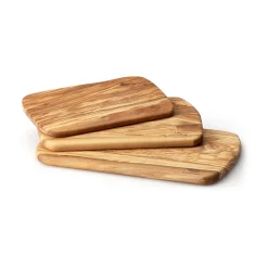 Continenta Frühstücksbretter|Messer & Co. Entdecken|Schneidbrett Olivenholz 25x15x1,2cm