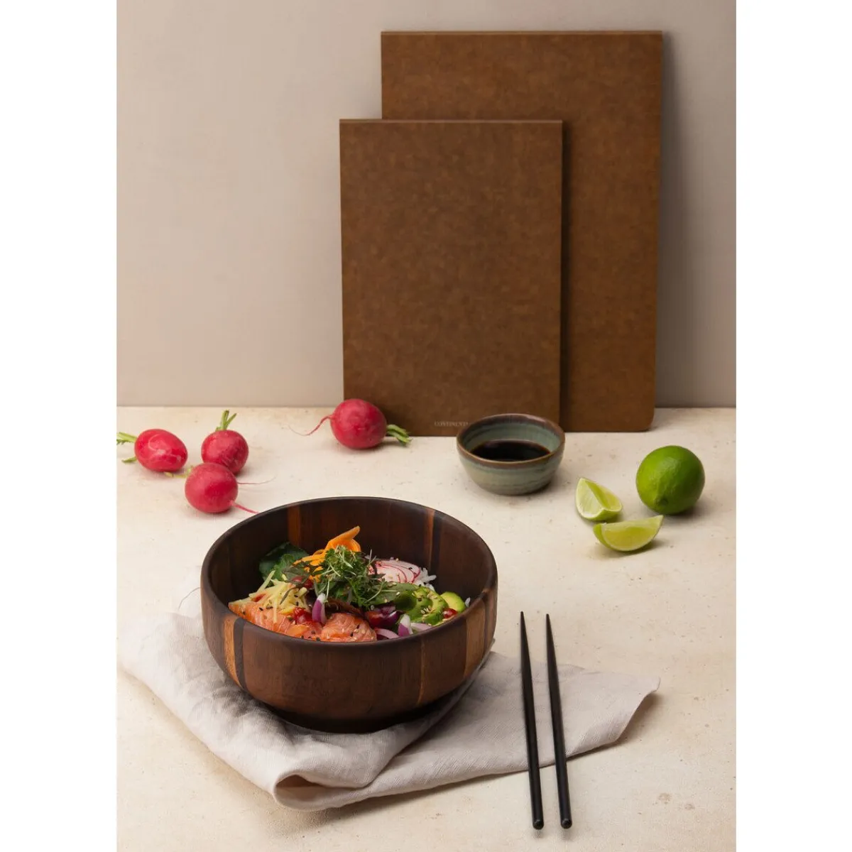 Continenta Messer & Co. Entdecken|Schneidebretter Aus Holz|Schneidebrett 29,5x20x0,7 cm Duracore braun