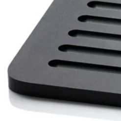 Continenta Brotbacken|Schneidebrett 39x24x1 cm Duracore schwarz