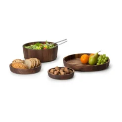 Continenta Schüsseln|Schüssel 31 x 12 cm Walnuss
