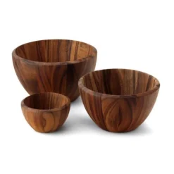 Continenta Schüsseln|Salatschüssel|Schüssel Akazie 30x18 cm