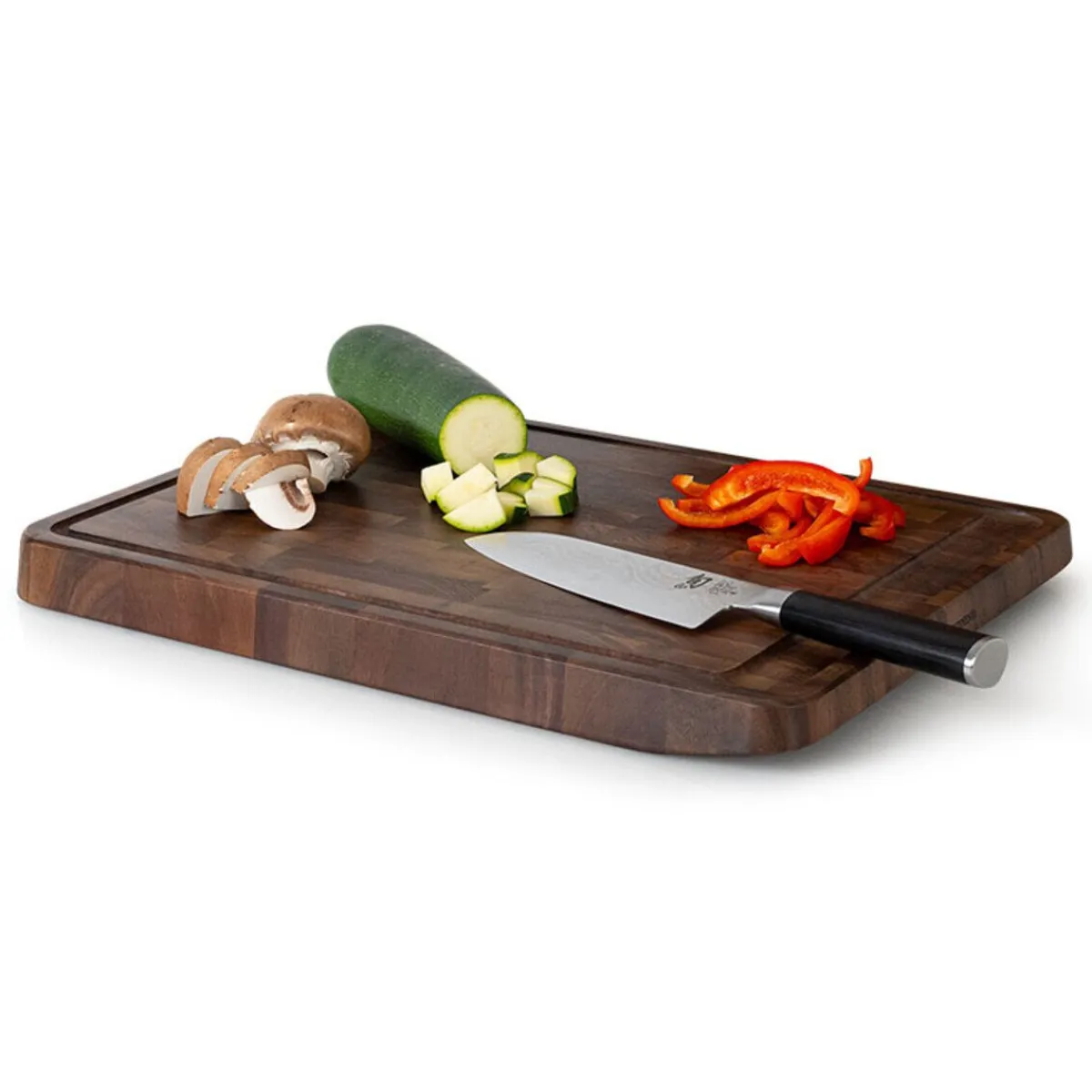 Continenta Messer & Co. Entdecken|Tranchierbretter|Tranchierbrett 42x29x4 cm Walnuss Stirnholz